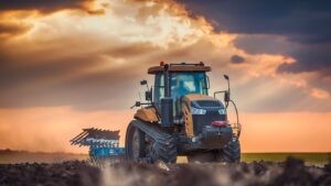 tractor before a farm accident 2 in category Farm Accidents