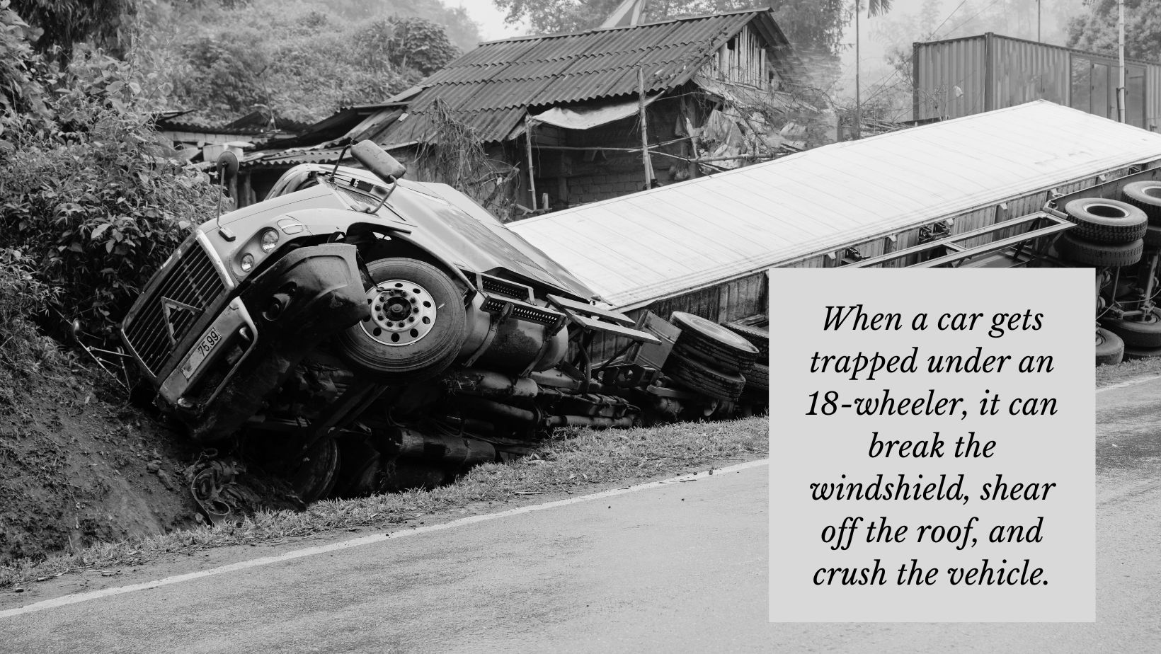 Why are Underride Crashes so Common in New Mexico...and So Dangerous? 1 truck after an accident